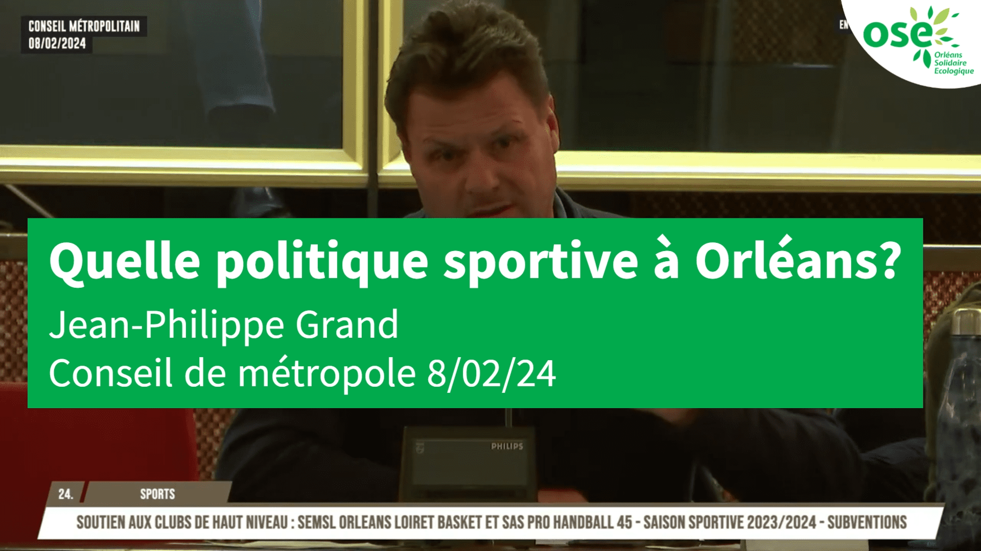 Quelle politique sportive à Orléans ?