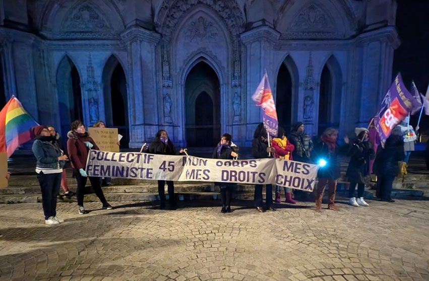 Rassemblement contre les violences faites aux femmes